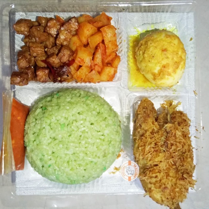Nasi kotak Ayam Serundeng - Gambar 5